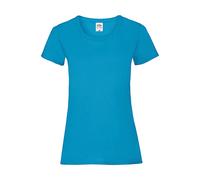 T-shirt femme Fruit of the Loom Valueweight Bleu L