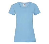 T-shirt femme Fruit of the Loom Valueweight Bleu M