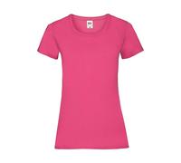 T-shirt femme Fruit of the Loom Valueweight Rose XL