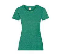 T-shirt femme Fruit of the Loom Valueweight Vert S