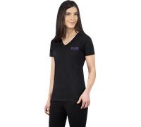 T-Shirt Femme FXR Helium Premium Col en V Noir/AméthysteXS Noir,Améthyste