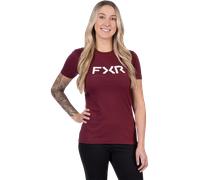 T-Shirt Femme FXR Hydrogen Premium MerlotS Merlot