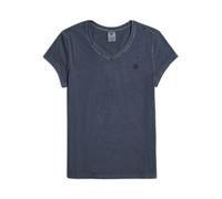 G-star Overdyed Eyben Slim 2.0 Short Sleeve V Neck T-shirt Gris M Femme