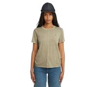 T-shirt femme G-Star Overdyed Front Seam R Beige XS