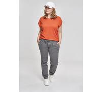 Manches Courtes Retroussées, Épaules Tombantes , Coupe Ample, 100% Coton Jersey, Doux et Confortable