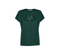 T-shirt femme Greenbomb Bike Freehand Loony Vert L