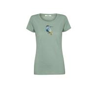 T-shirt femme Greenbomb Bird Look Loves Vert M