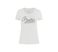 T-shirt femme Guess CN Script Blanc M