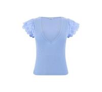 T-shirt femme Guess Dahlia Sangallo Bleu L