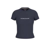 T-shirt femme Guess Gj Cn Logo Emb Bleu L
