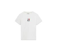 T-shirt femme Guess I Love Regular Fit Blanc L