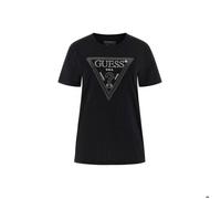 Guess Krystal Triangle Short Sleeve T-shirt Noir S Femme