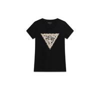 Guess Leo Triangle Short Sleeve T-shirt Noir S Femme