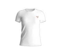 Guess - T-shirt manches courtes Coton Stretch Jeans - Femme - gris clair/rouge feu/blanc - L