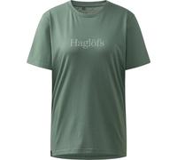Haglofs Outsiders Short Sleeve T-shirt Vert S Femme