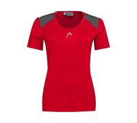 Head Racket Club 22 Short Sleeve T-shirt Rouge S Femme