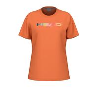T-shirt femme Head Rainbow Orange L