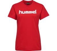 T-shirt femme Hummel Cotton Logo Rouge XS