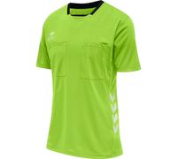Hummel Referee Chevron Short Sleeve T-shirt Jaune S Femme