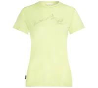T-shirt femme Icebreaker W Mer 150 Tech Lite SS Tee Airbourne Squ Taille: L / Couleur: jaune