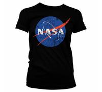 T-Shirt Femme Insigne Lavé Officiellement Licencié NASA Tailles S-XXL