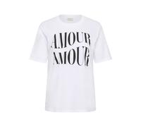 T-shirt femme KAFFE Curve Chari Blanc M
