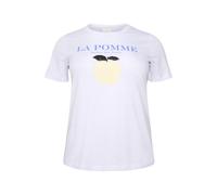 T-shirt femme KAFFE Curve Diana Blanc M
