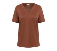 T-shirt femme KAFFE Curve KCannia Marron M