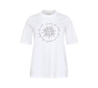 T-shirt femme KAFFE Curve KCFrey Blanc L