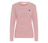 Kaffe T-shirt 'KALiddy' marron / rouge / blanc, Taille S