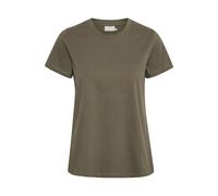 KAFFE Women's T-Shirt Short Sleeves Crew Neck Regular Fit Jersey Tee, Grape Leaf, XL Femmes