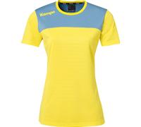 Kempa Emotion 2.0 Trikot Women Maillot Femme, limonengelb/Dove Blau, XL