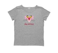 T-shirt femme La panthere rose - UNITED LABELS - Manches courtes - Gris - 100% coton M