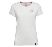 La Sportiva - Women's Circle Logo T-Shirt - T-shirt - S - chalk / azalea