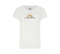 T-shirt La Sportiva Footstep Tee manche courte blanc jaune femme - L