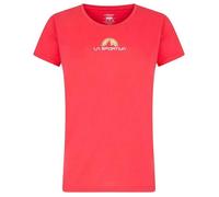 T-shirt Femme LA SPORTIVA Footstep Tee - Hibiscus - Manches courtes S