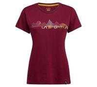 La Sportiva - Women's Peaks - T-shirt - L - redwood