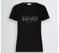 T-Shirt Femme Liu-Jo Manches Courtes TA5214 JS003 W9415 Noir