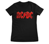 T-Shirt Femme Logo Distressé Officiellement Licencié AC/DC