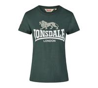 Lonsdale T-Shirt SARSDEN, pour Femme, Vert/Blanc, M