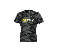 T-Shirt Femme Macna Dazzle Rideaholic Noir/Gris/Jaune FluoXS Noir,Gris,Jaune Fluo