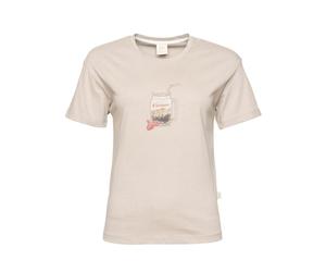 T-shirt femme manches courtes Chillaz Leoben Mountains To Go beige 40 (L)