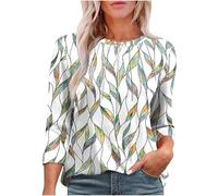 T Shirt Femme Manches Longues Tee Shirt Col Rond Coupe Classique Ample Léger Tee Shirt Personnalisable Femme Pull Chic et Elegant Printemps été Automne Basic Top Chemise Pas Cher