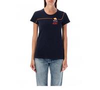 T-shirt Femme - MARC MÁRQUEZ - Repsol Honda Dual - Bleu - Manches courtes - Col arrondi XL