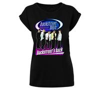 T-shirt femme Merchcode Backstreet Boys - Backstreets Back Extended Shoulder Noir XS