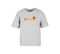 T-shirt femme Merchcode Christmas Dog Gris M