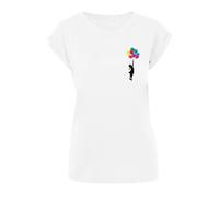 T-shirt femme Merchcode Girl Floating Away Blanc XL