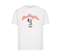 T-shirt femme Merchcode Mickey Mouse Los Angeles Blanc M