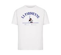 T-shirt femme Merchcode Minnie La Parisienne Blanc L