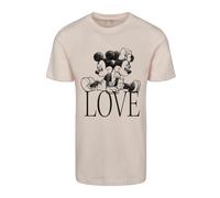 T-shirt femme Merchcode Minnie Loves Mickey Rose L